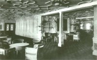 Salon d'attente du restaurant 1re classe